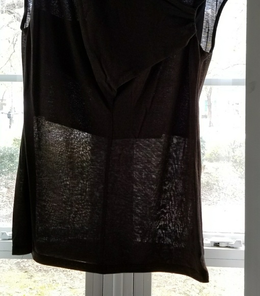 ANN TAYLOR BROWN TOP - Picture 2 of 2